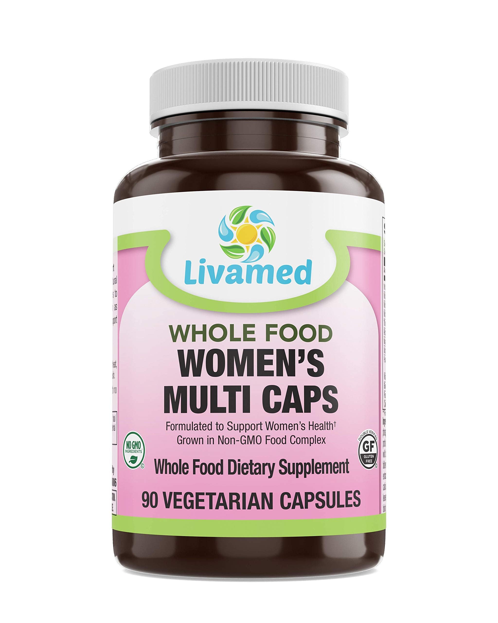 Livamed - Women's Multi Veg Caps - Whole Food Essentials   90 Count